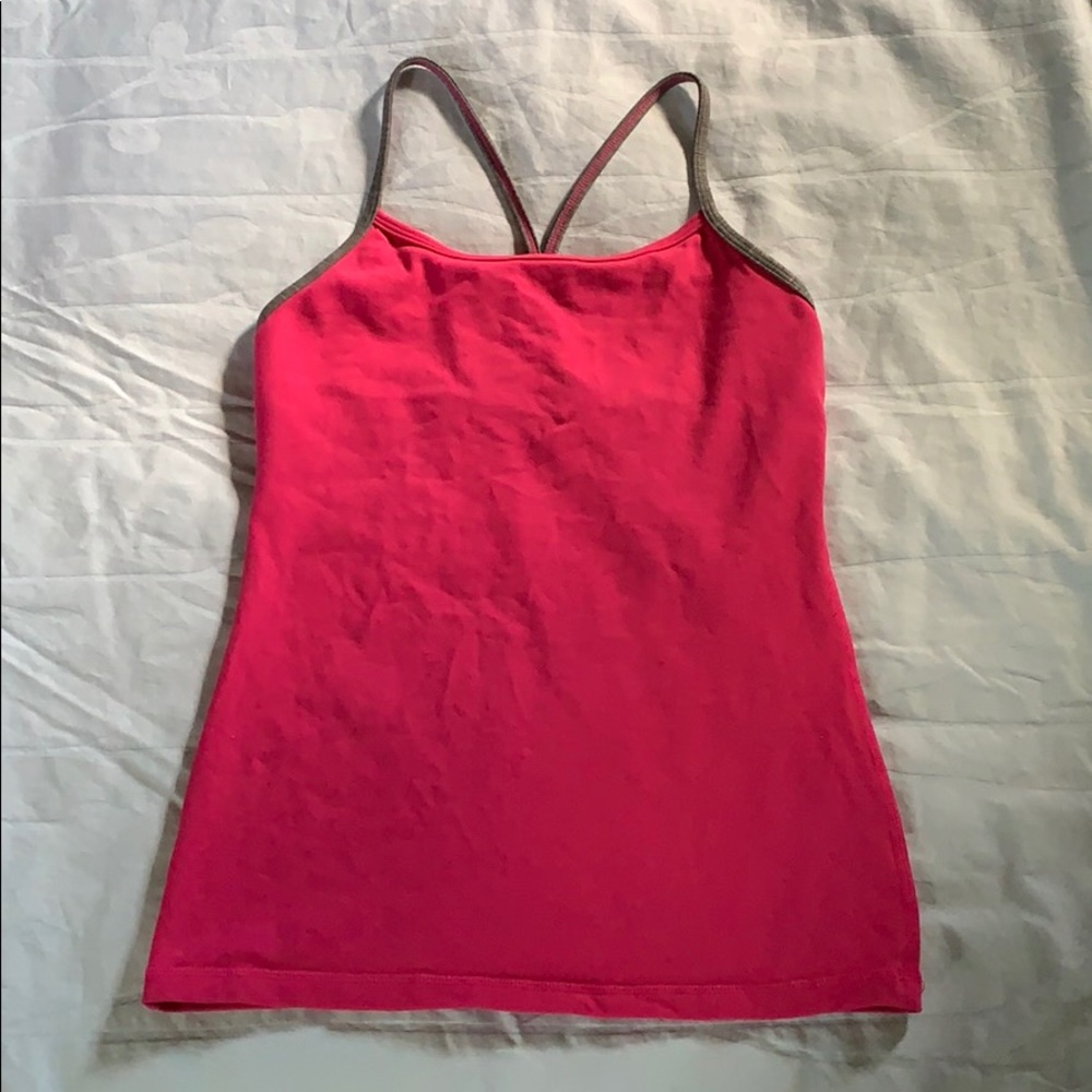 Lululemon power Y tank top size 6
